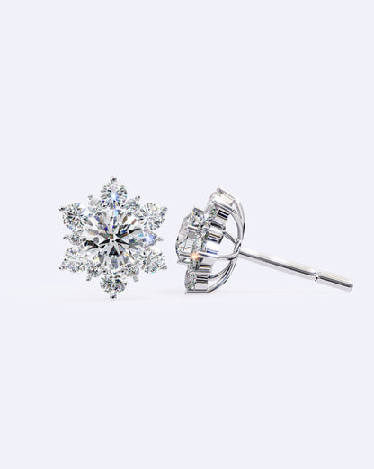 Winter Bloom Diamond Studs