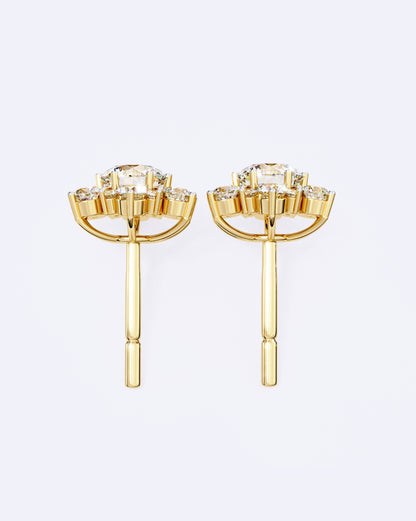 Winter Bloom Diamond Studs