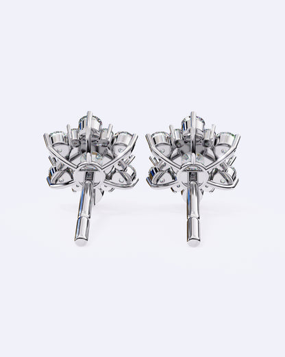Winter Bloom Diamond Studs