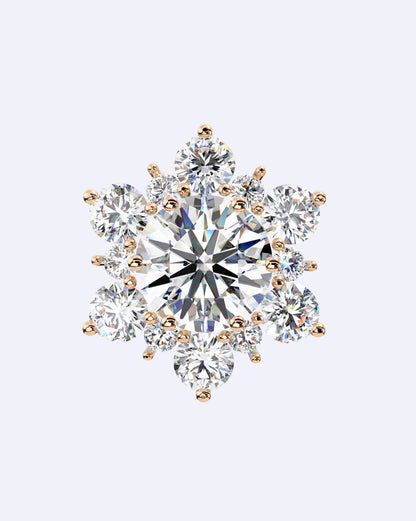 Winter Bloom Diamond Studs