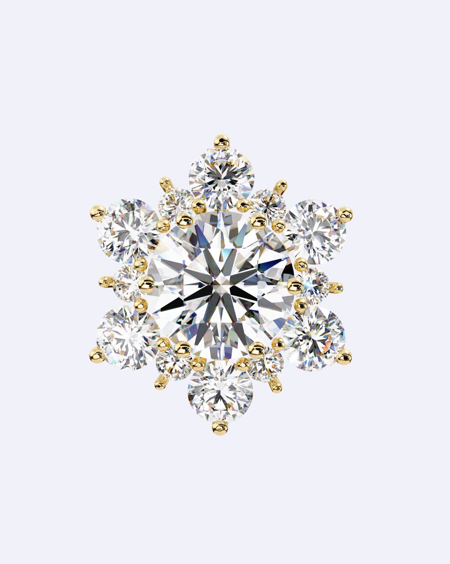 Winter Bloom Diamond Studs