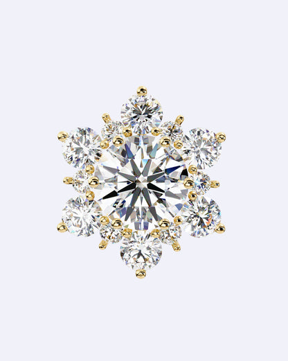 Winter Bloom Diamond Studs