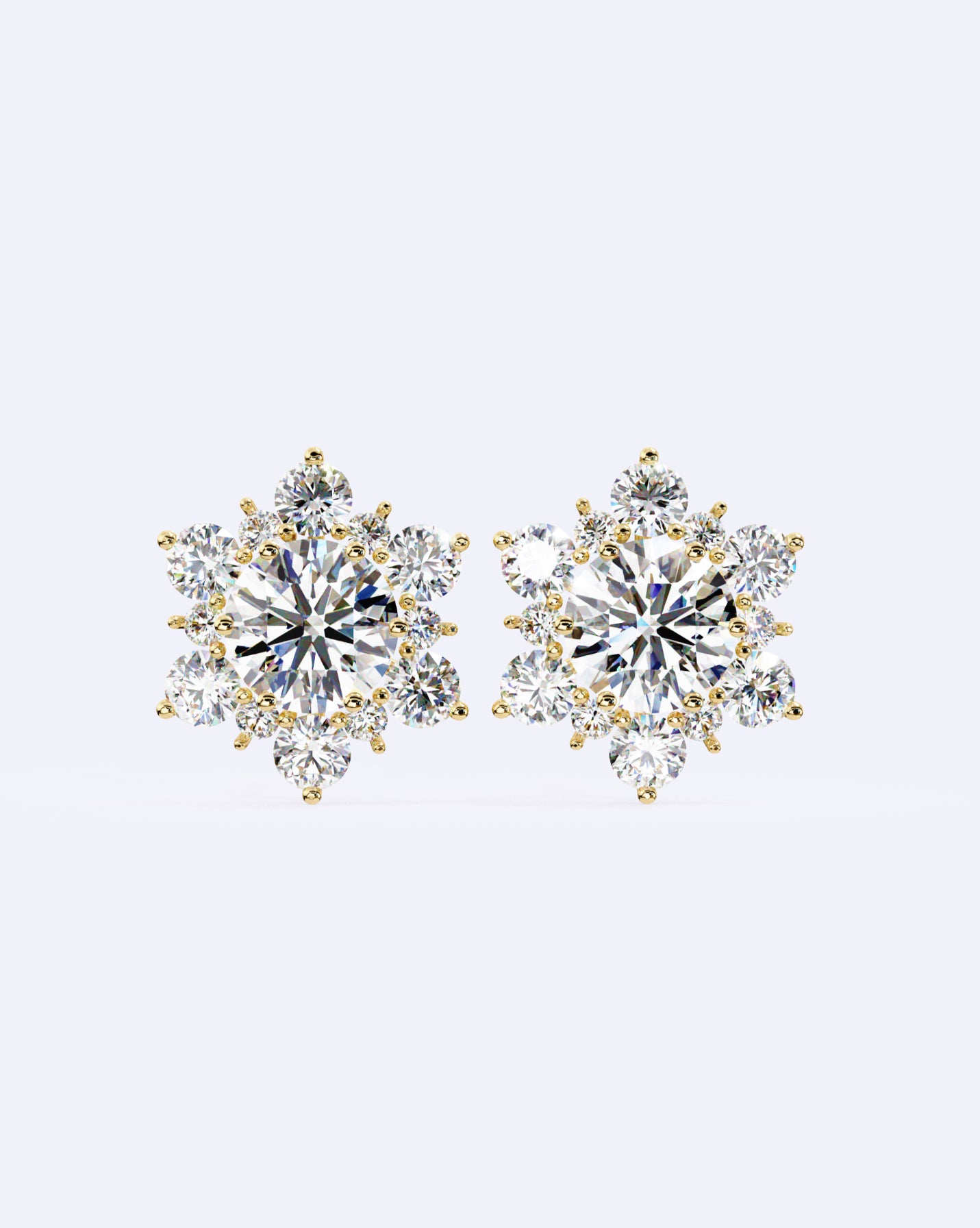 Winter Bloom Diamond Studs