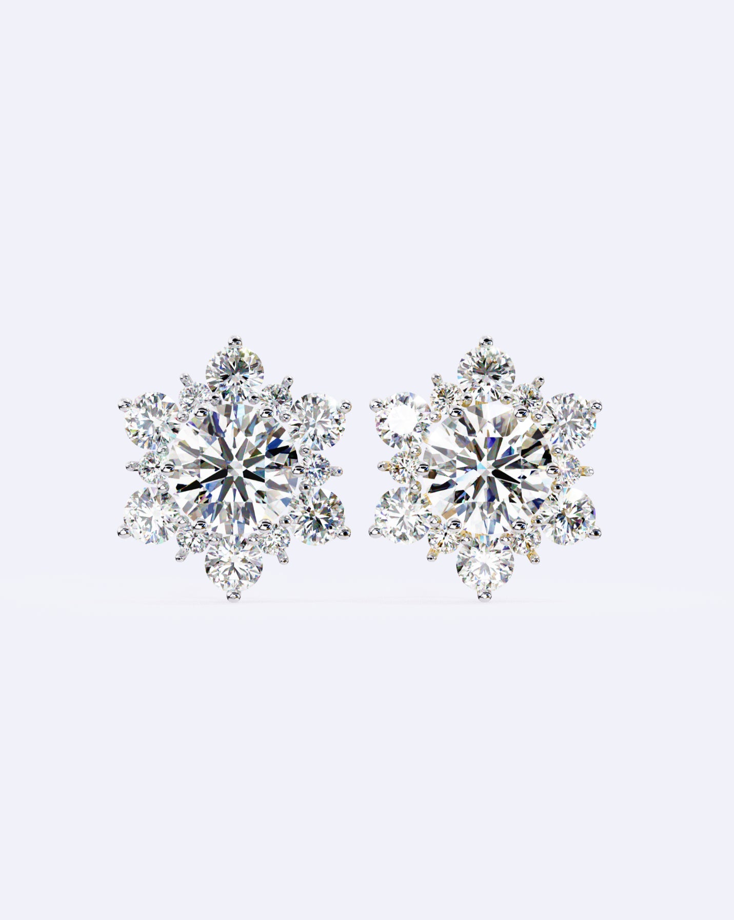 Winter Bloom Diamond Studs