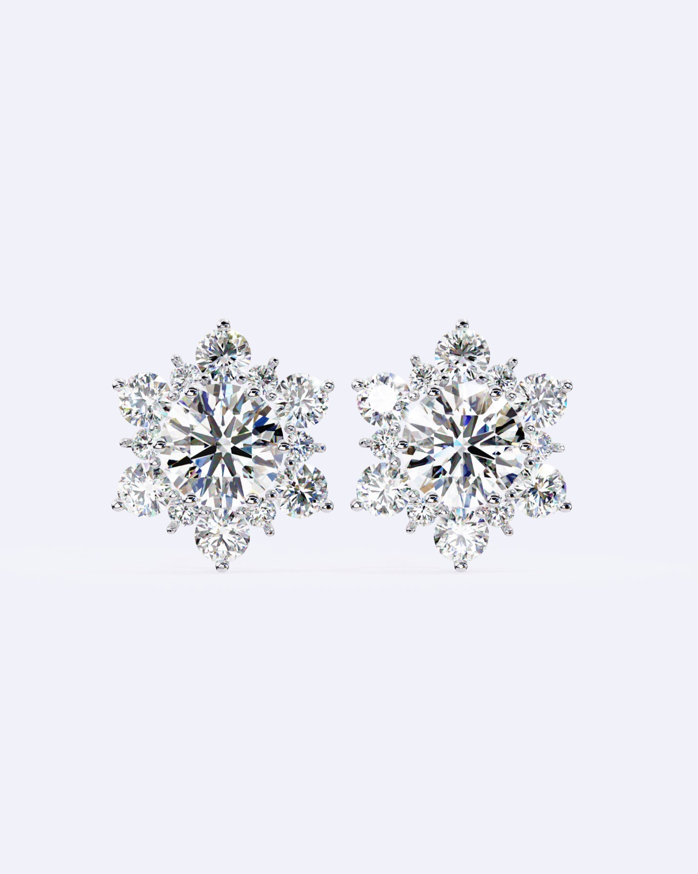 Winter Bloom Diamond Studs