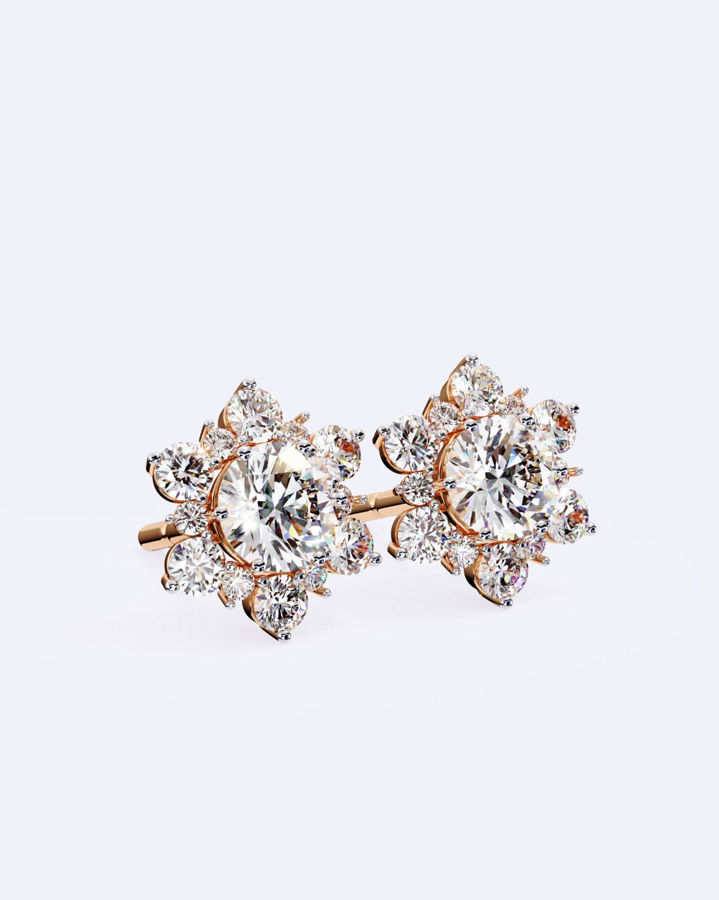 Winter Bloom Diamond Studs
