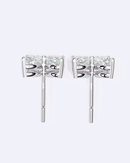 Marquise Petal Sparkle Studs