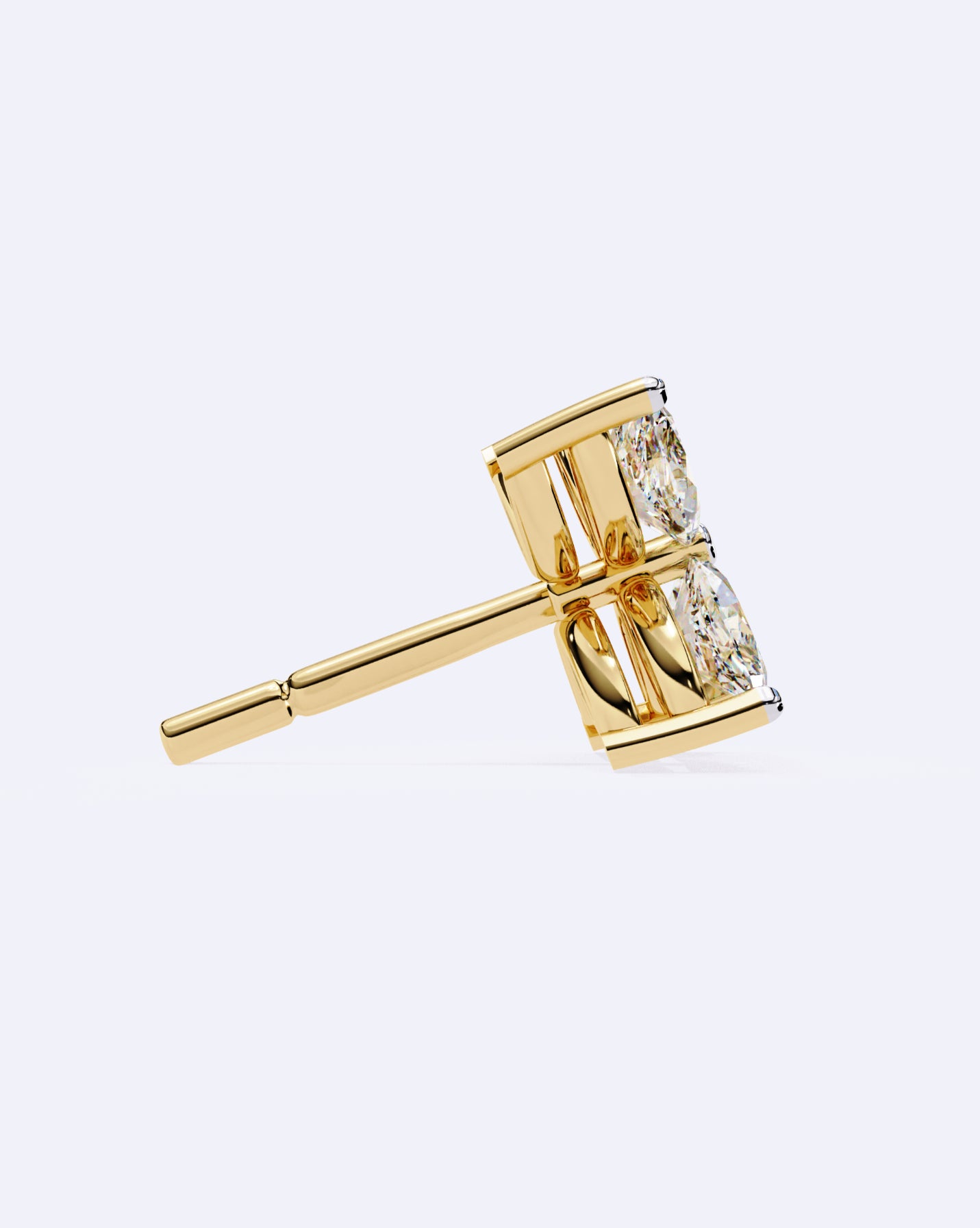 Marquise Petal Sparkle Studs