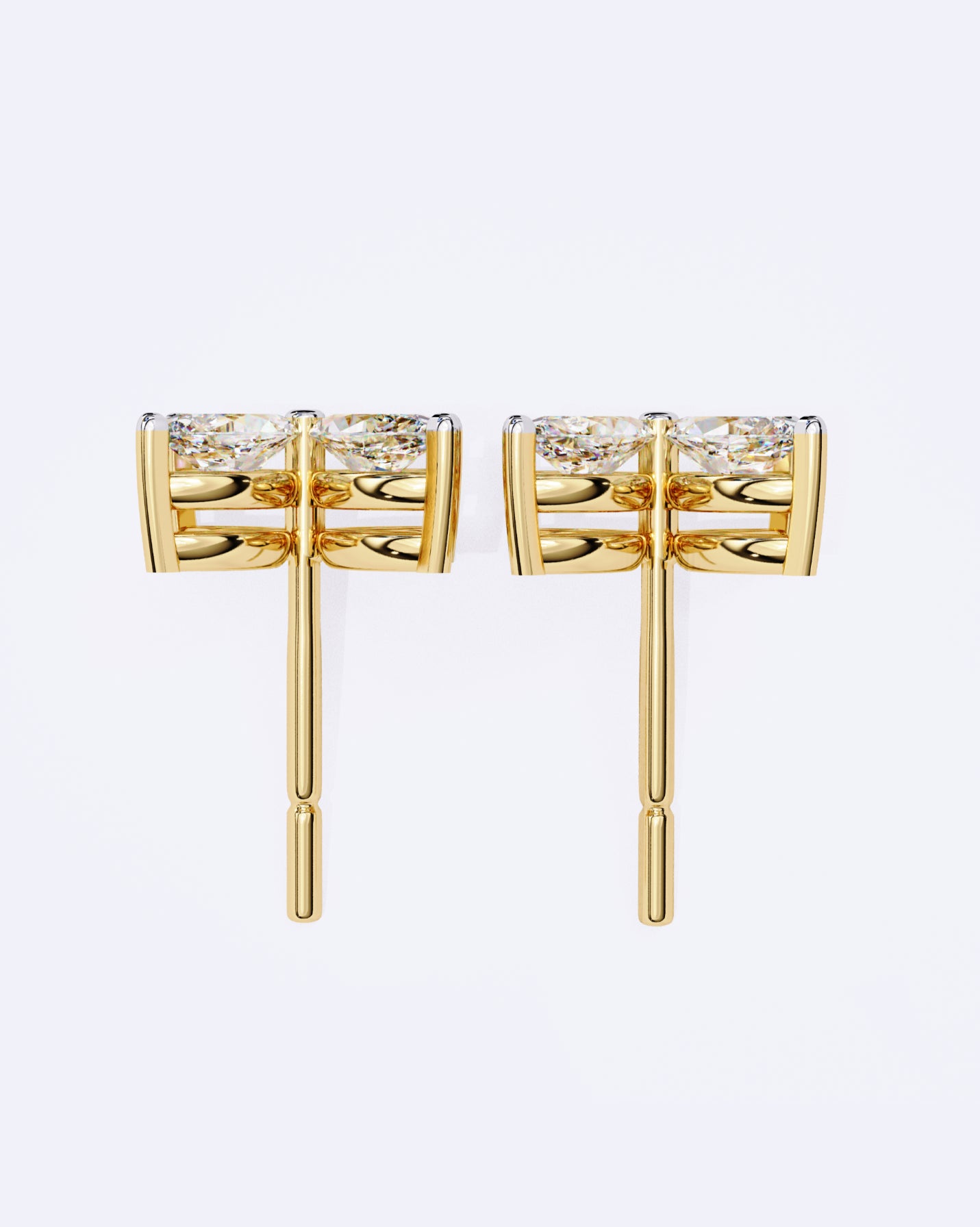 Marquise Petal Sparkle Studs