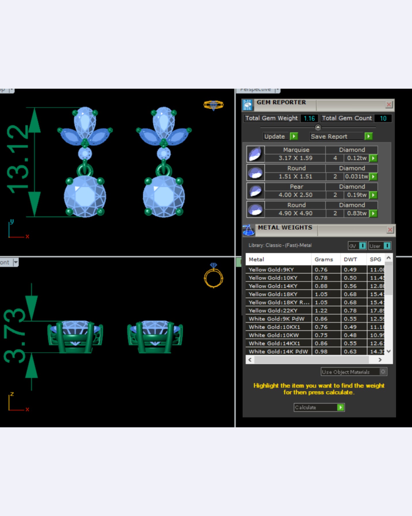 Elegant Dainty Drop Earrings