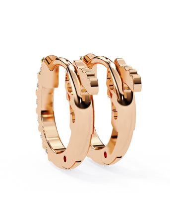 Radiant Linearity Hoops