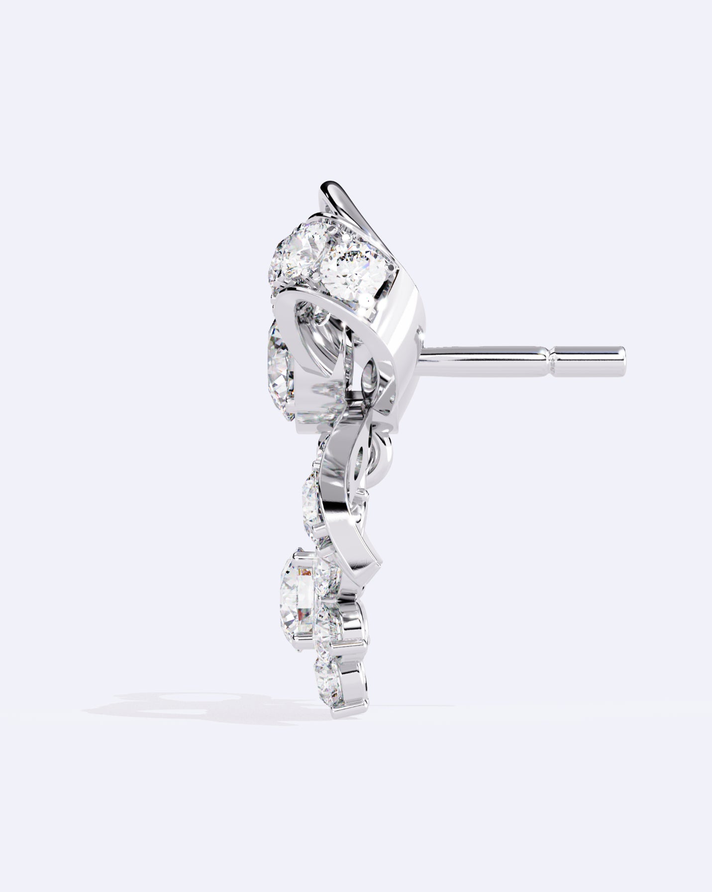 Graceful Bow Drop Earrings