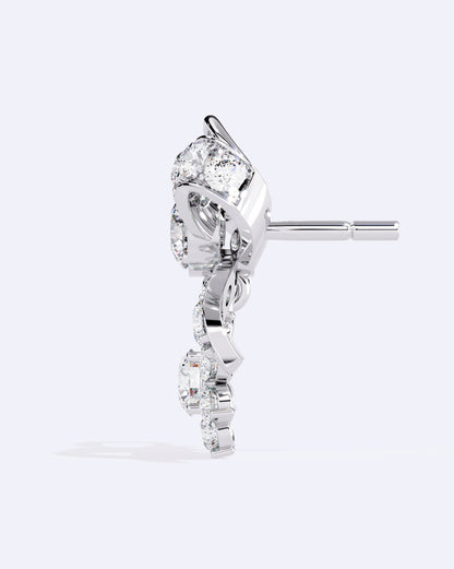 Graceful Bow Drop Earrings