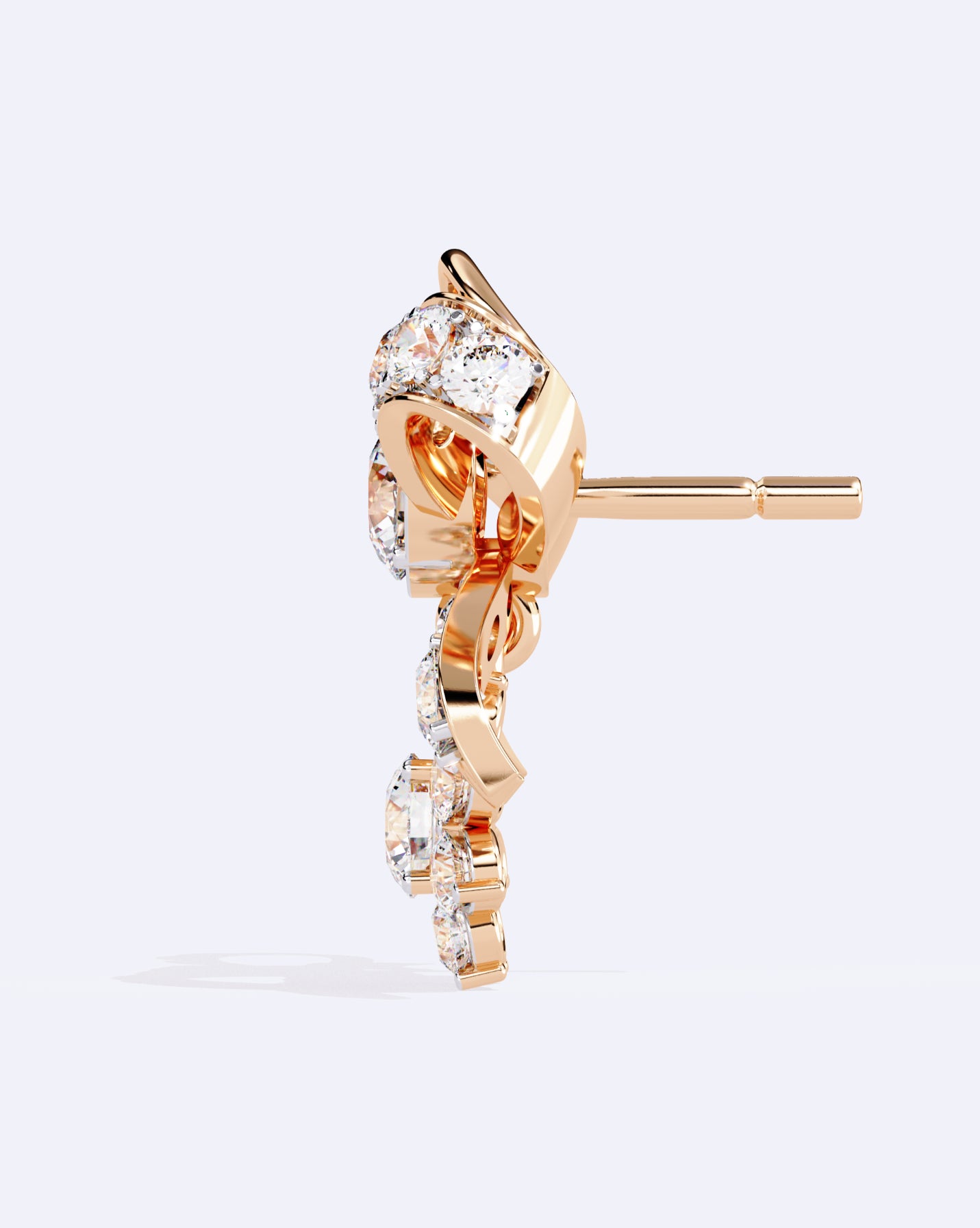 Graceful Bow Drop Earrings