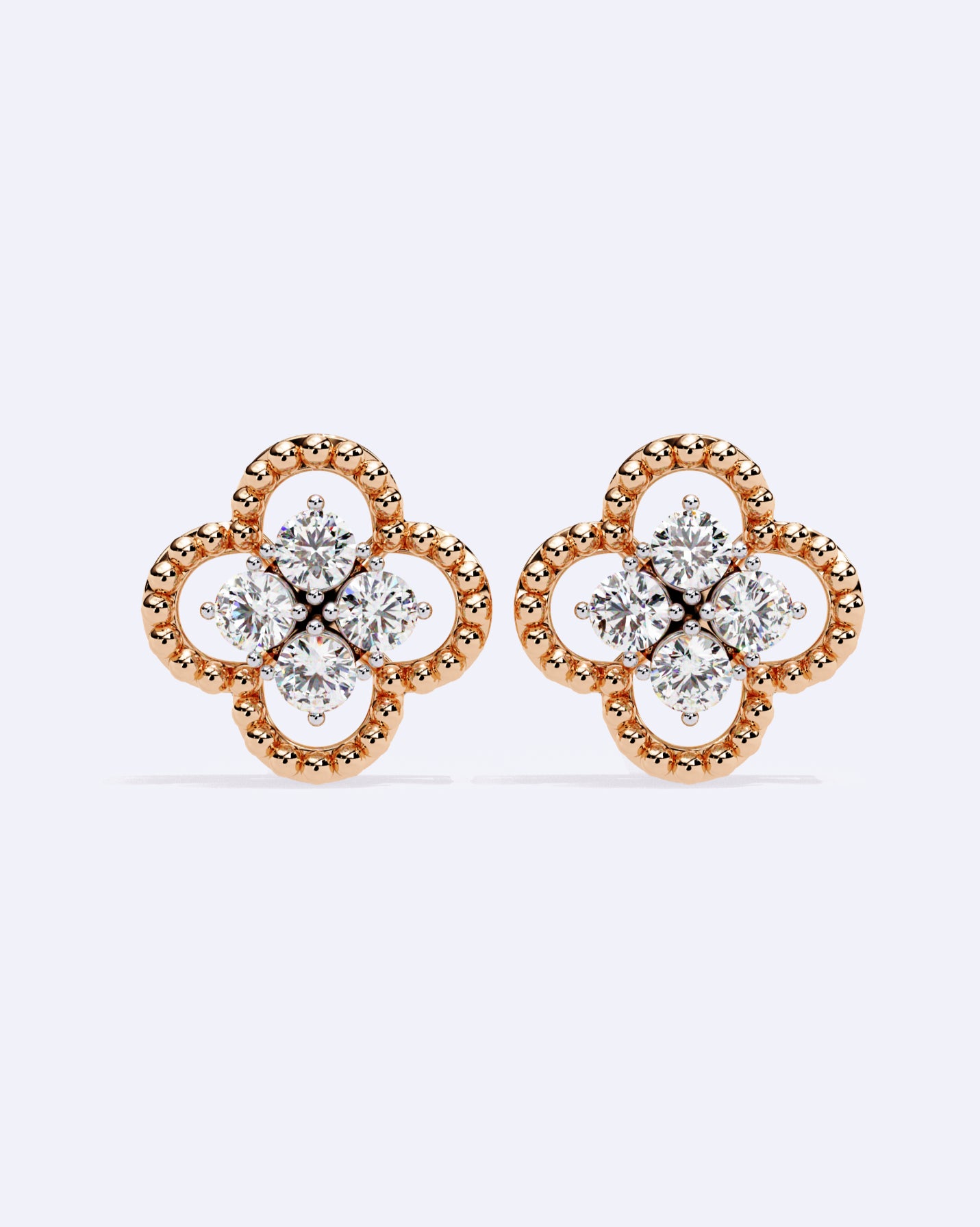 Blooming Halo Stud Earrings