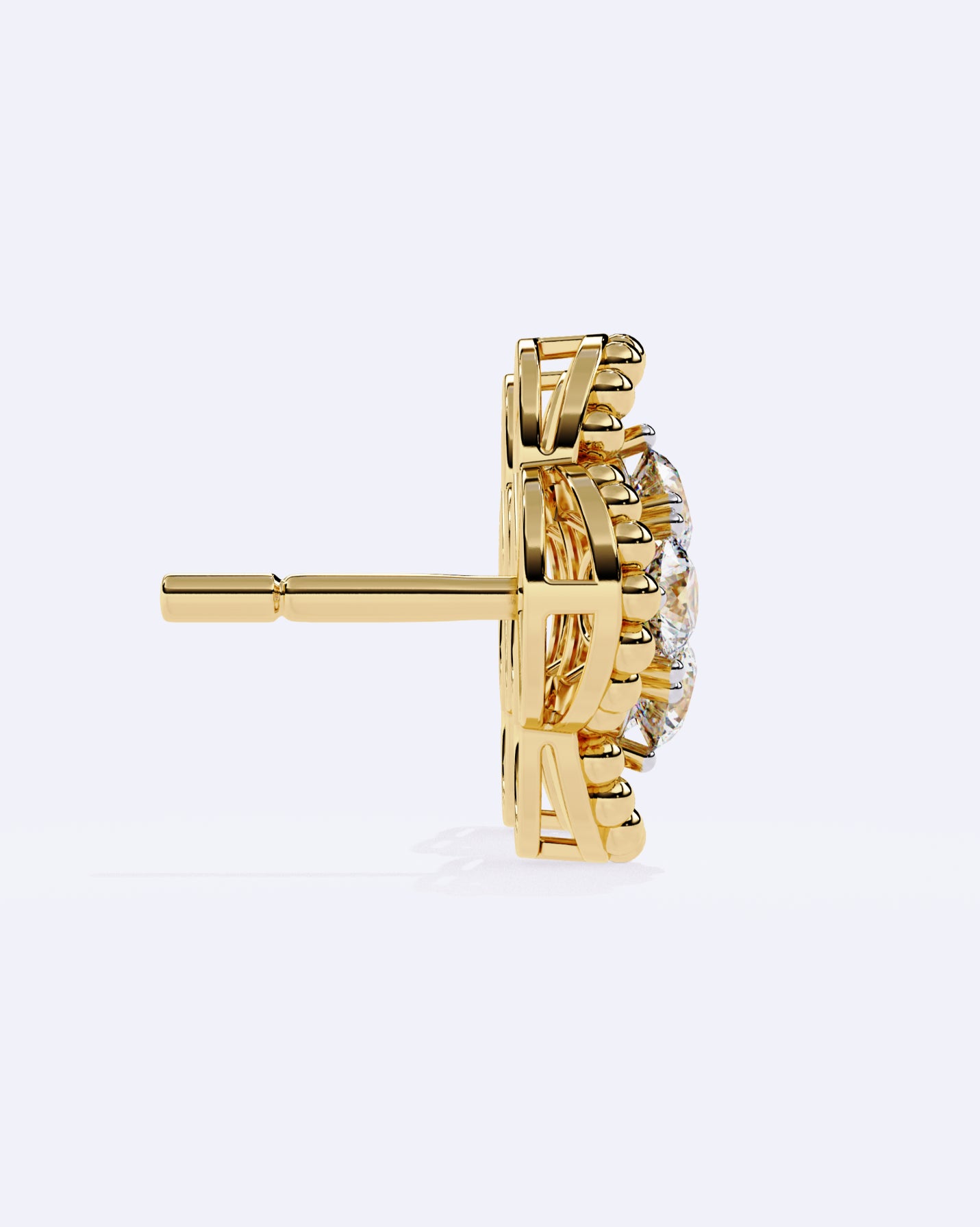 Blooming Halo Stud Earrings