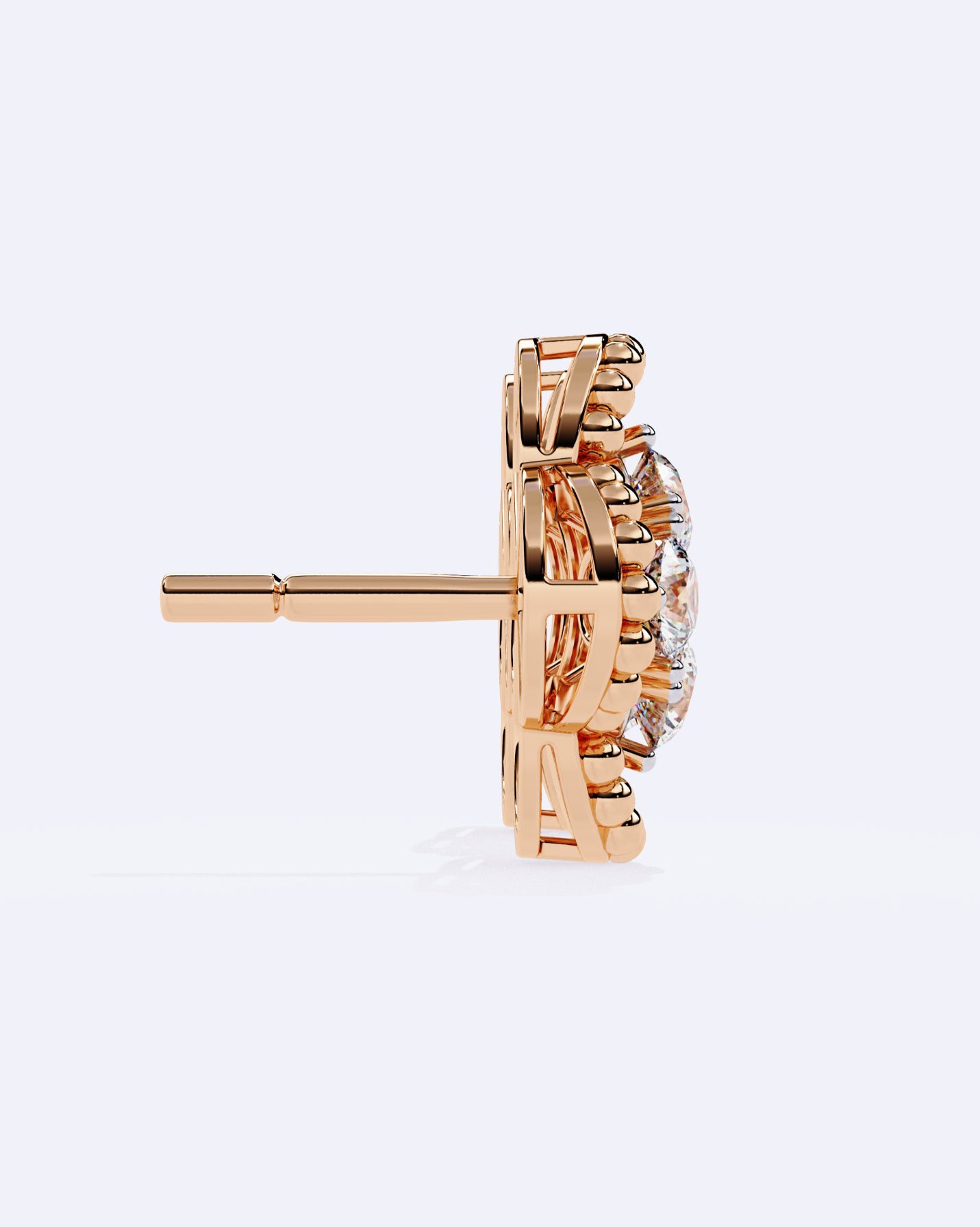 Blooming Halo Stud Earrings