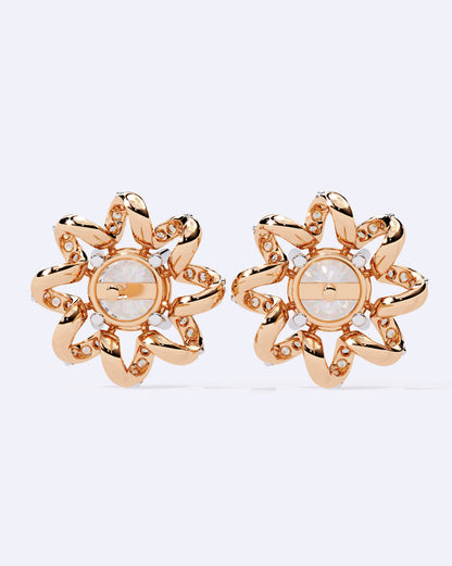 Twisted Star Solitaire Studs