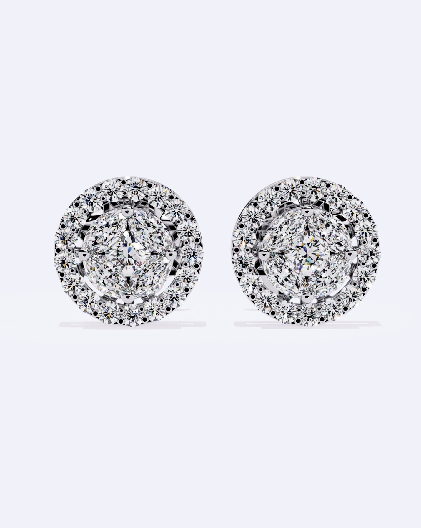 Illusion Glow Diamond Earrings