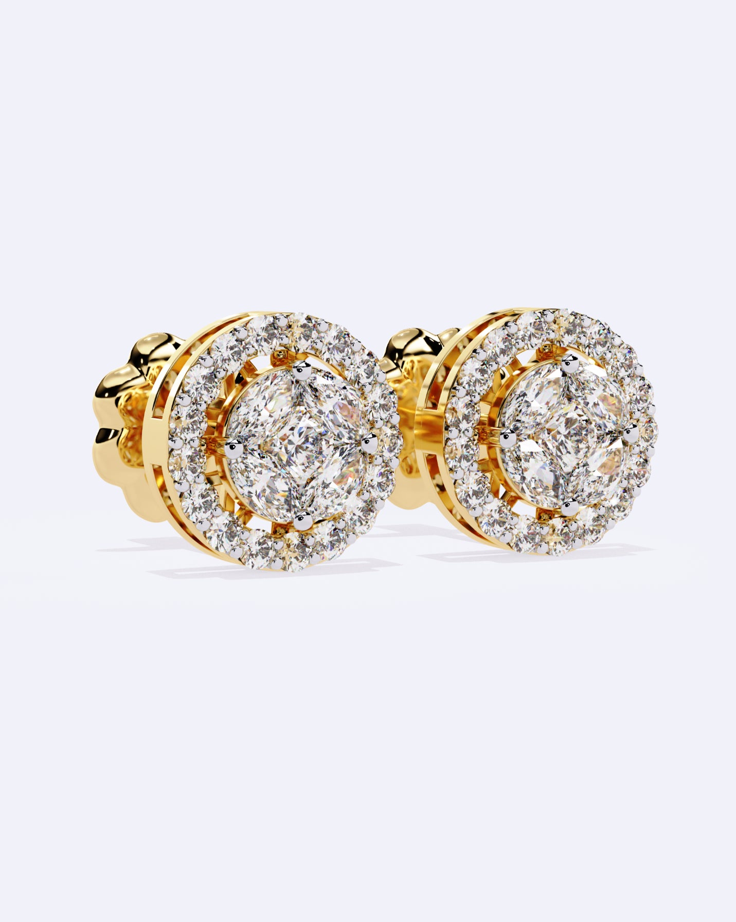 Illusion Glow Diamond Earrings