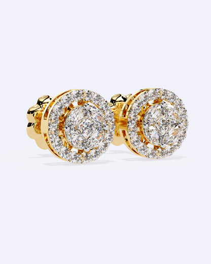 Illusion Glow Diamond Earrings