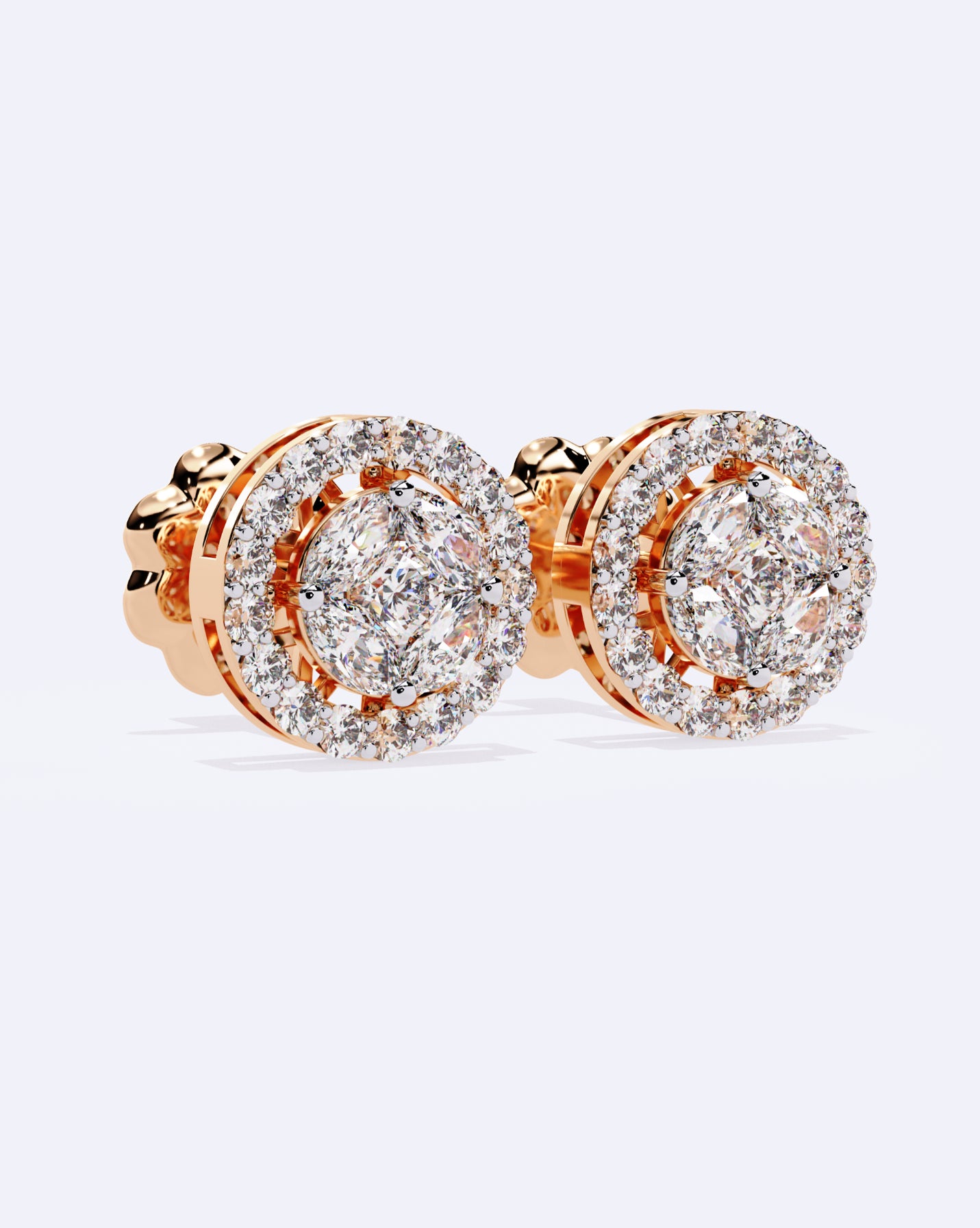 Illusion Glow Diamond Earrings