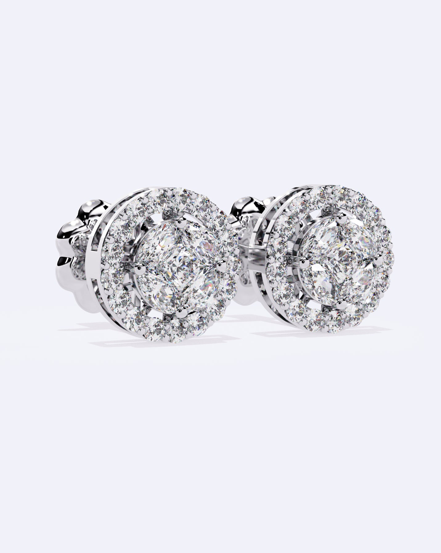 Illusion Glow Diamond Earrings