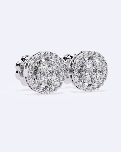 Illusion Glow Diamond Earrings