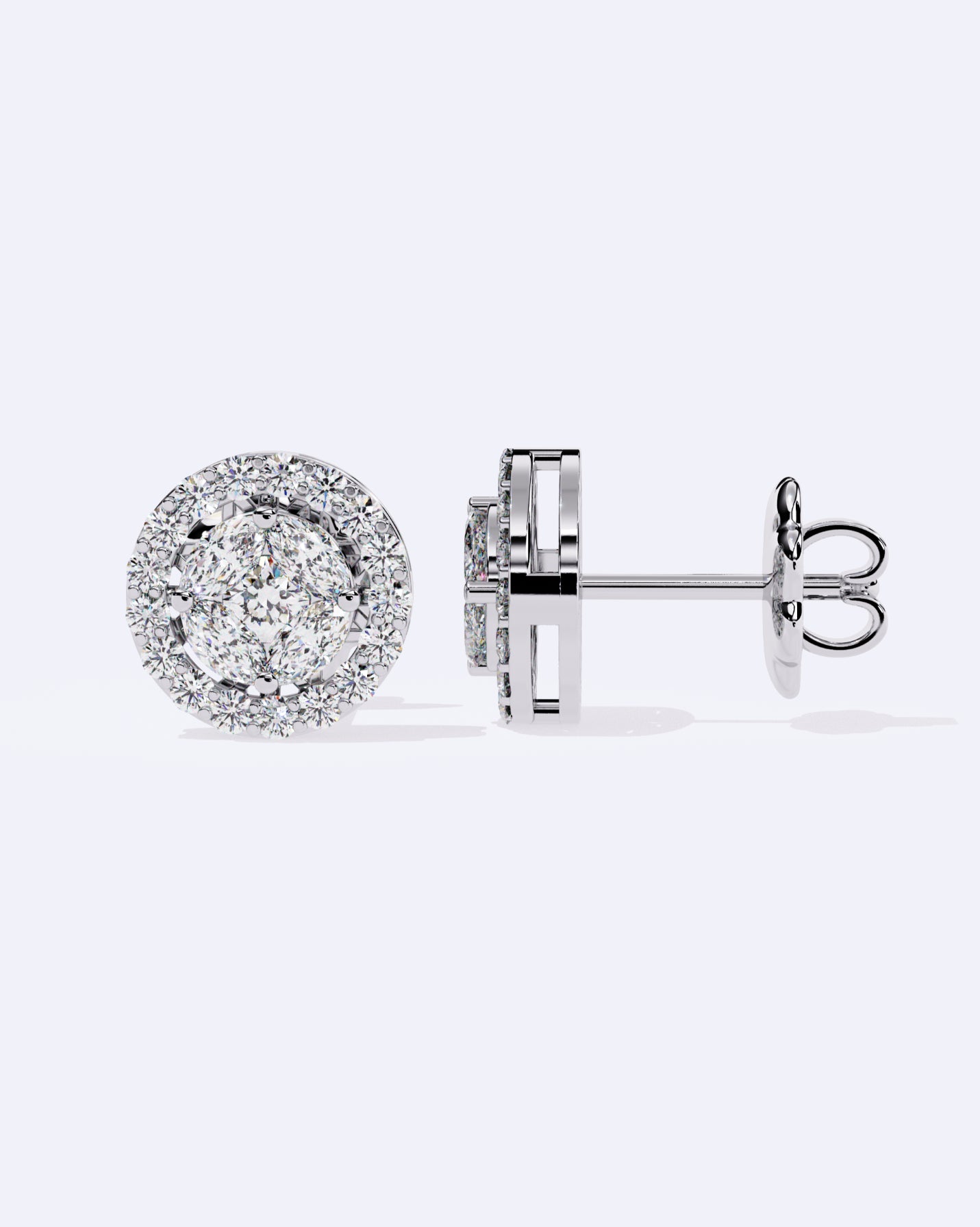 Illusion Glow Diamond Earrings