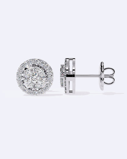 Illusion Glow Diamond Earrings