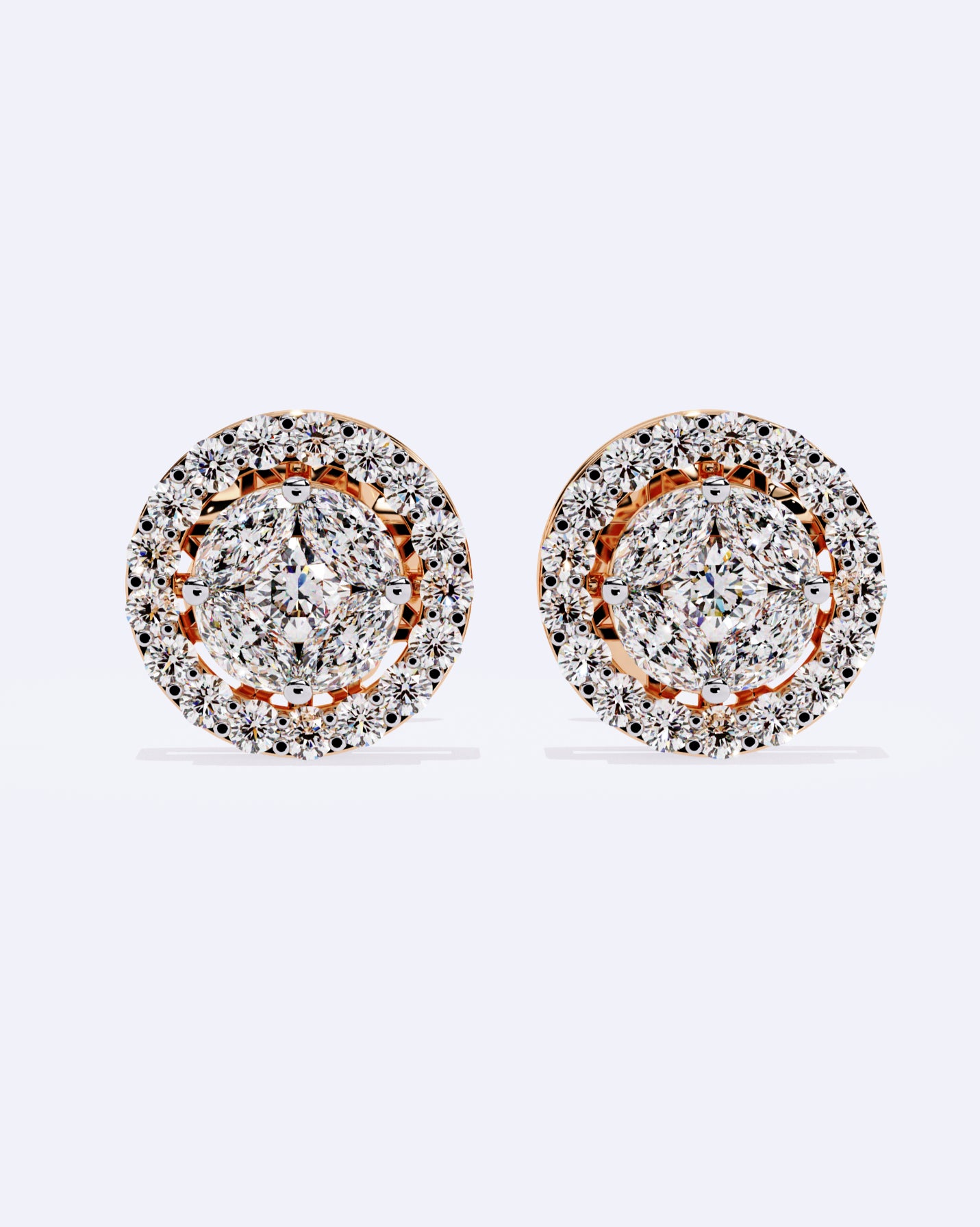 Illusion Glow Diamond Earrings