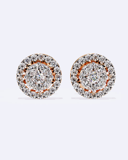 Illusion Glow Diamond Earrings