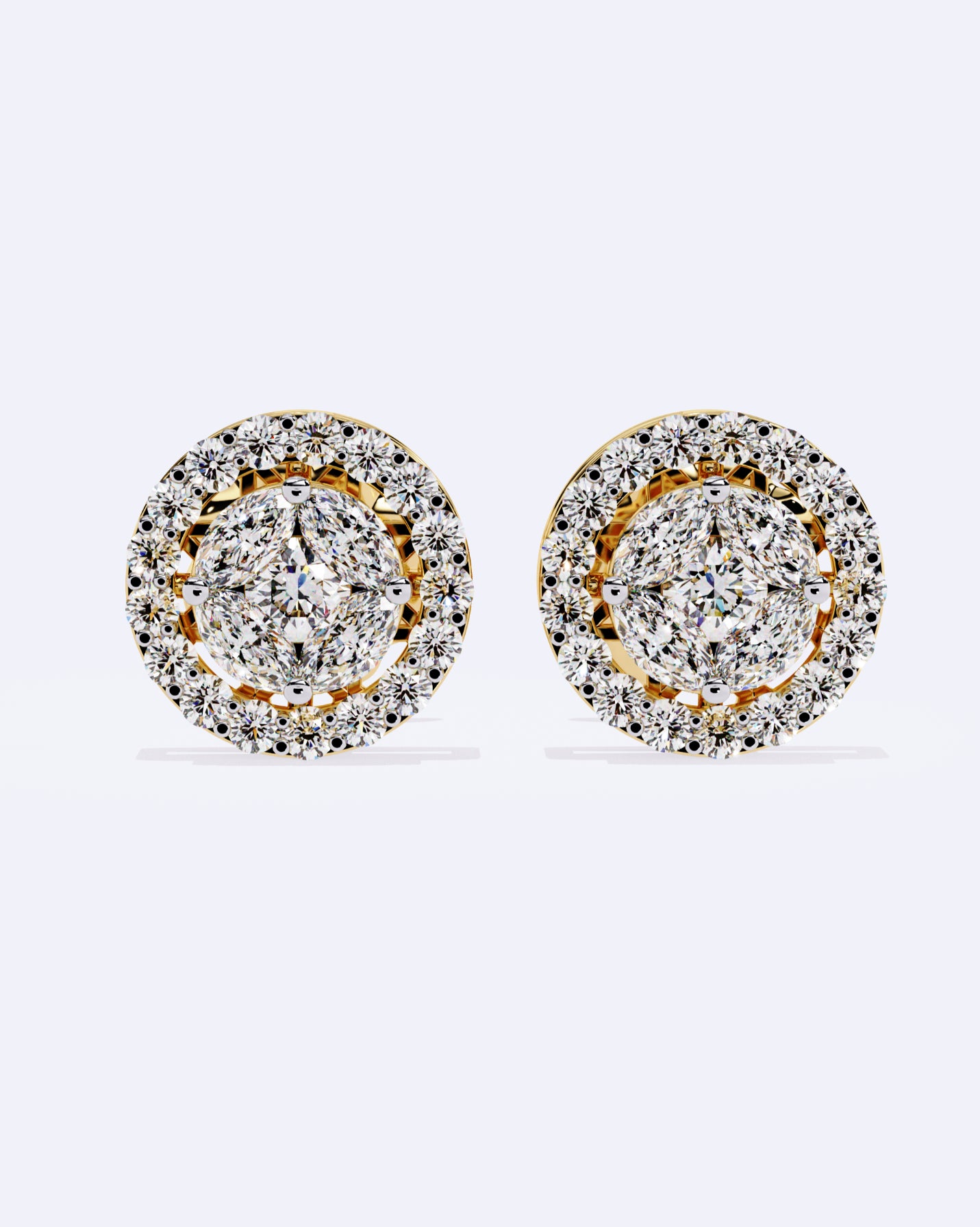 Illusion Glow Diamond Earrings