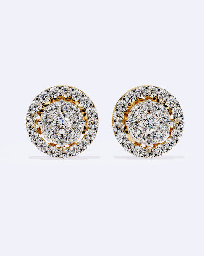 Illusion Glow Diamond Earrings