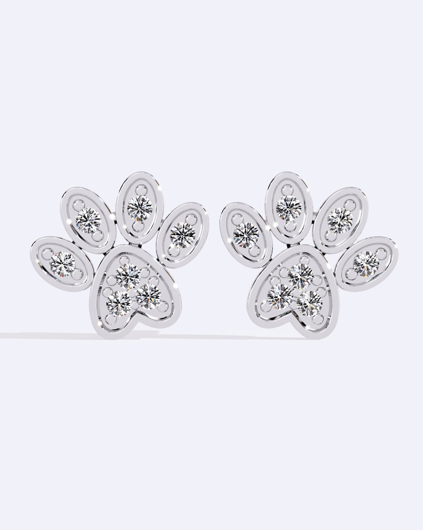 Furry Friend Sparkle Stud