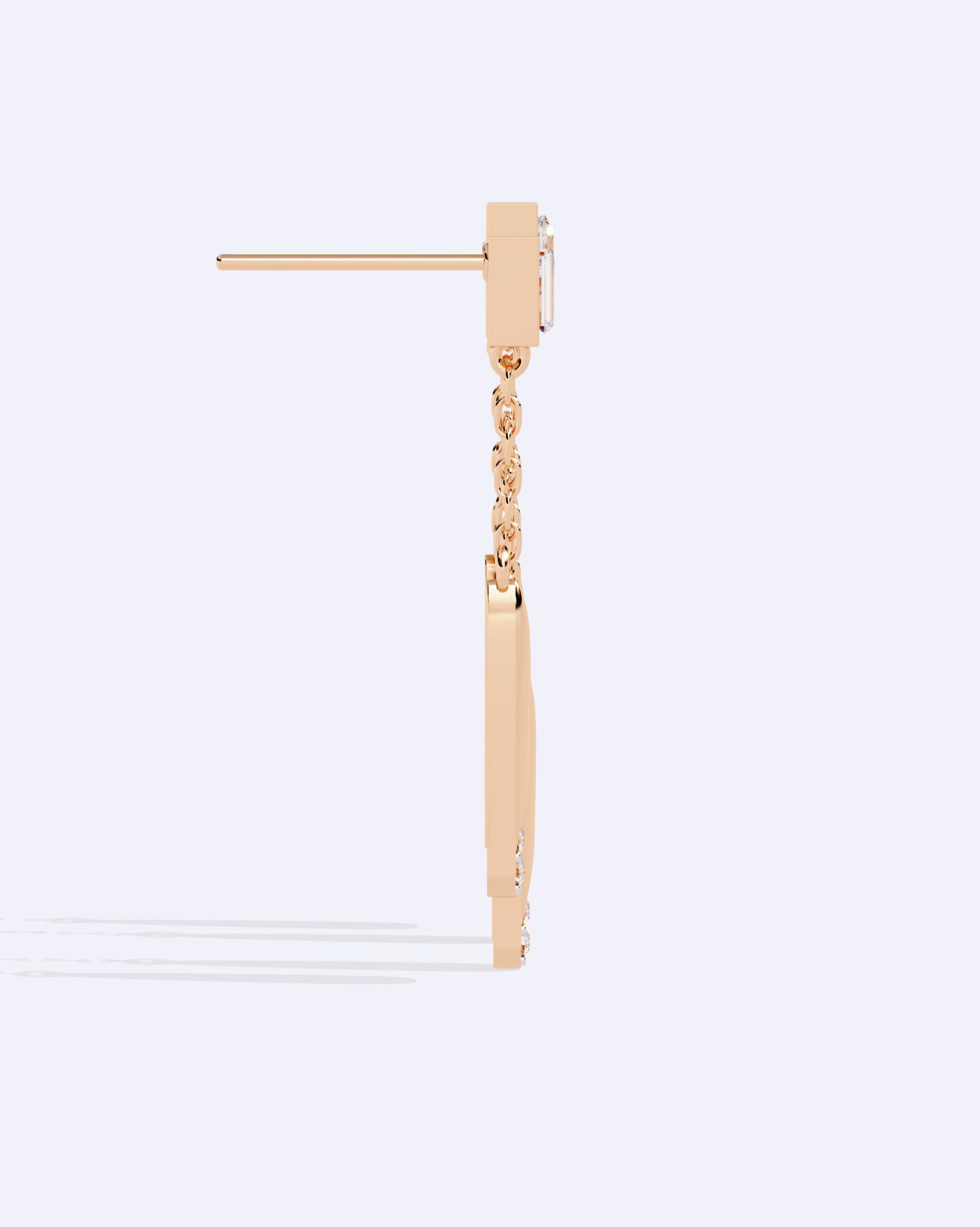 Radiant Square Drop Chains