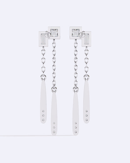 Radiant Square Drop Chains