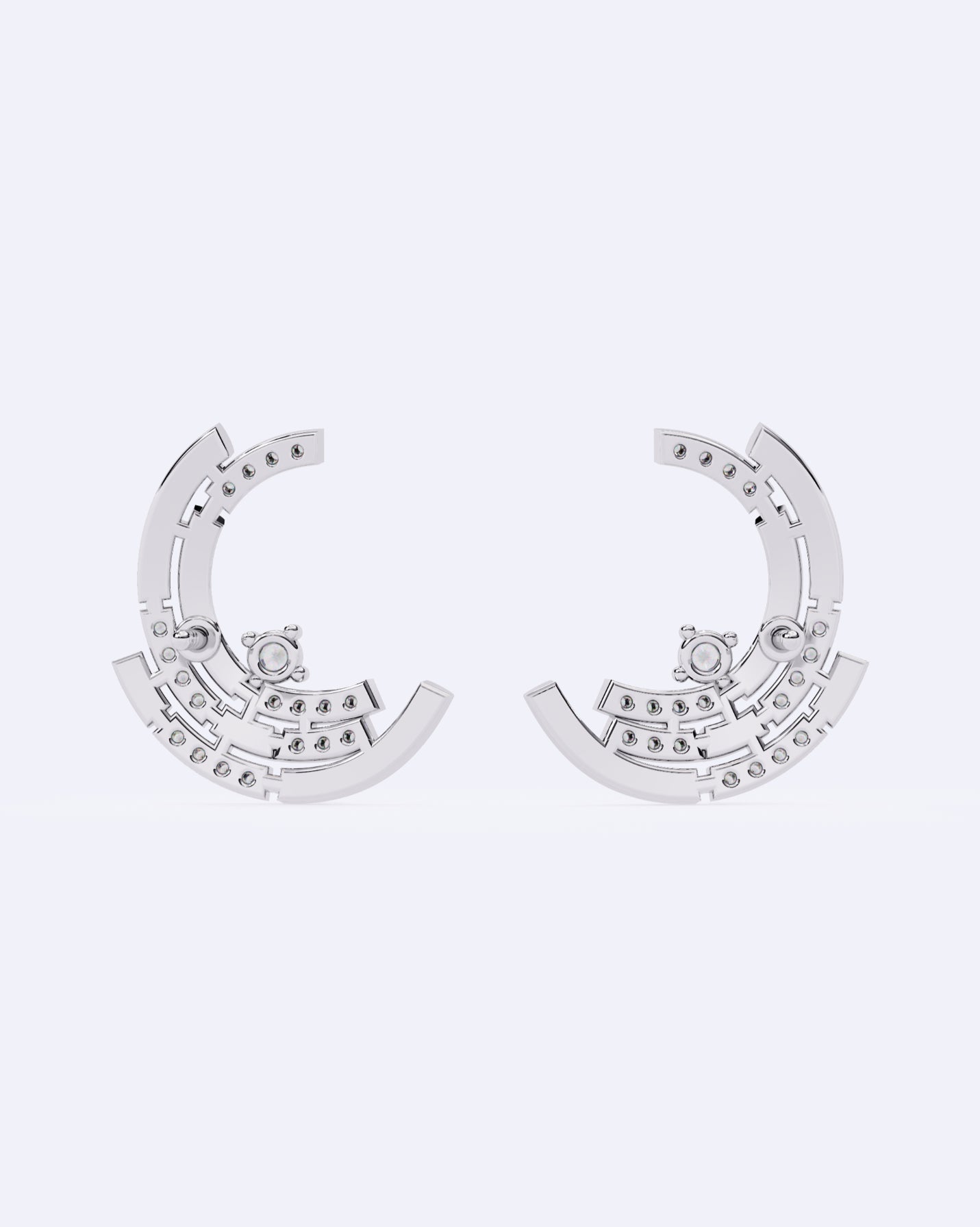 Moonlit Diamond Earrings