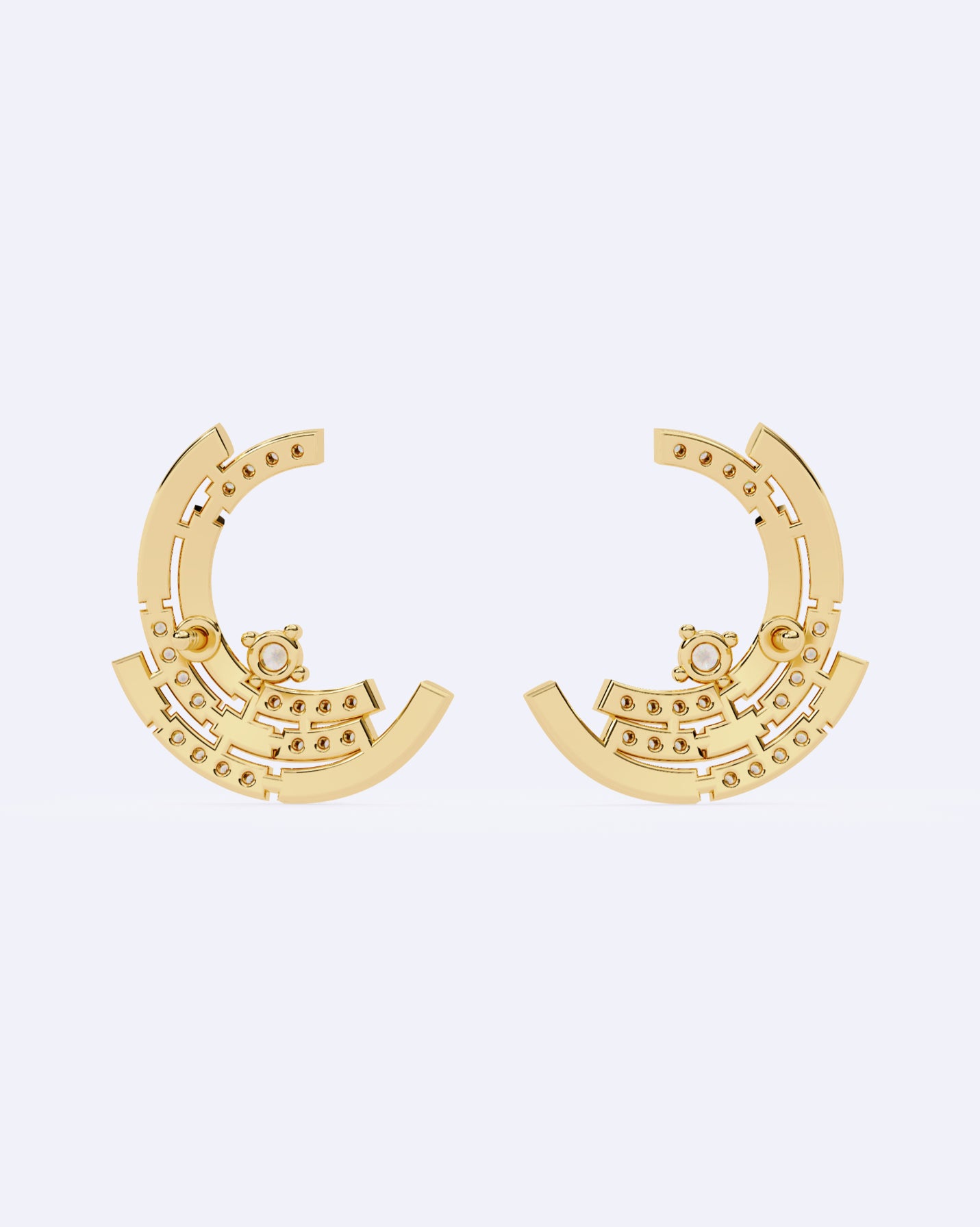 Moonlit Diamond Earrings