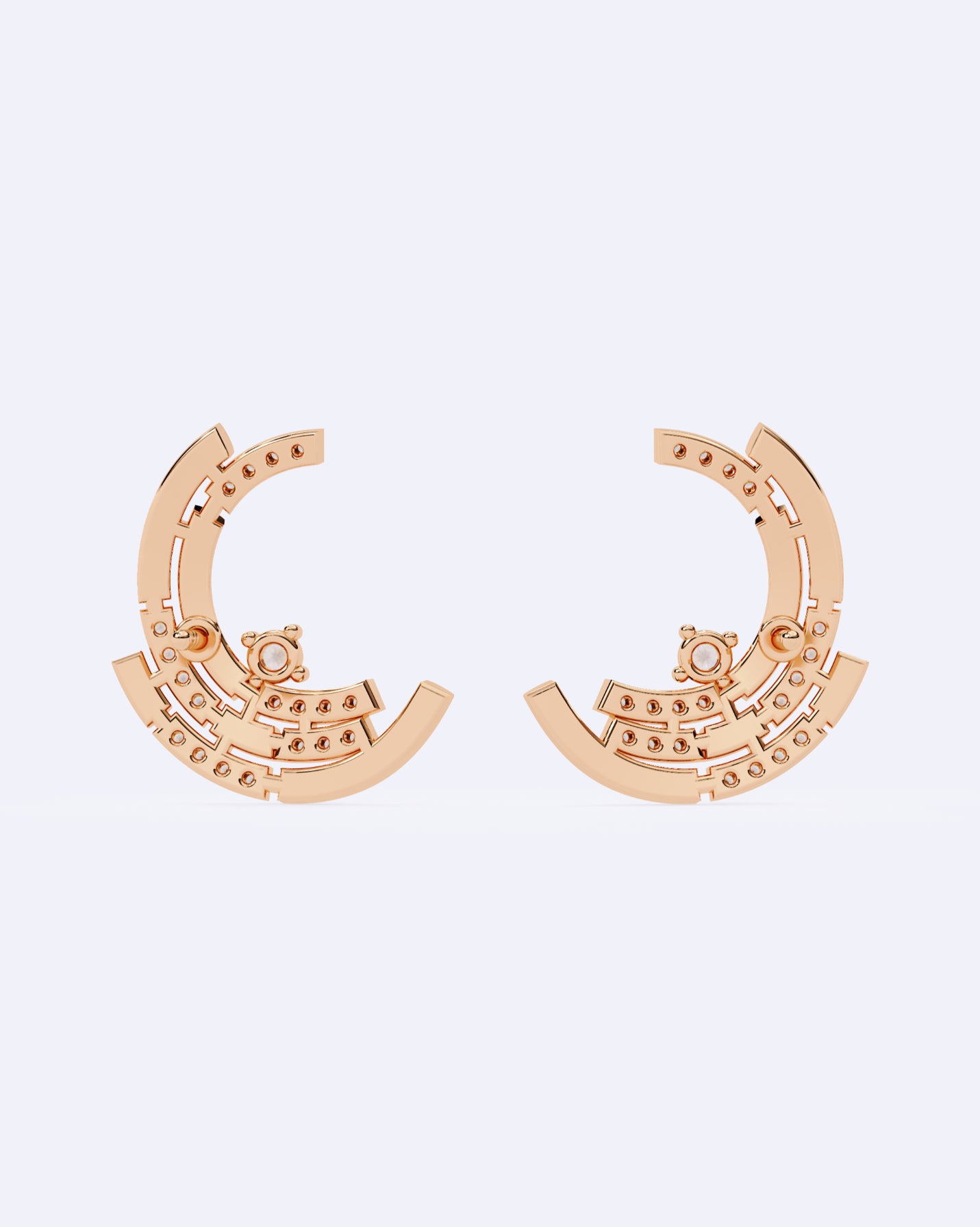 Moonlit Diamond Earrings
