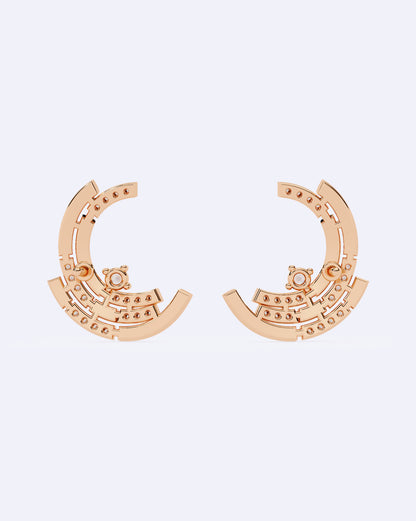 Moonlit Diamond Earrings