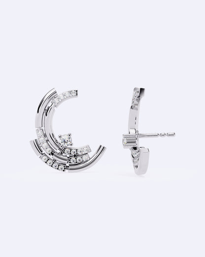 Moonlit Diamond Earrings