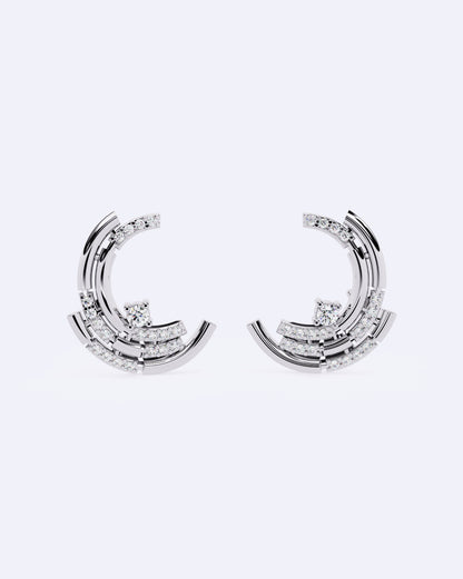 Moonlit Diamond Earrings