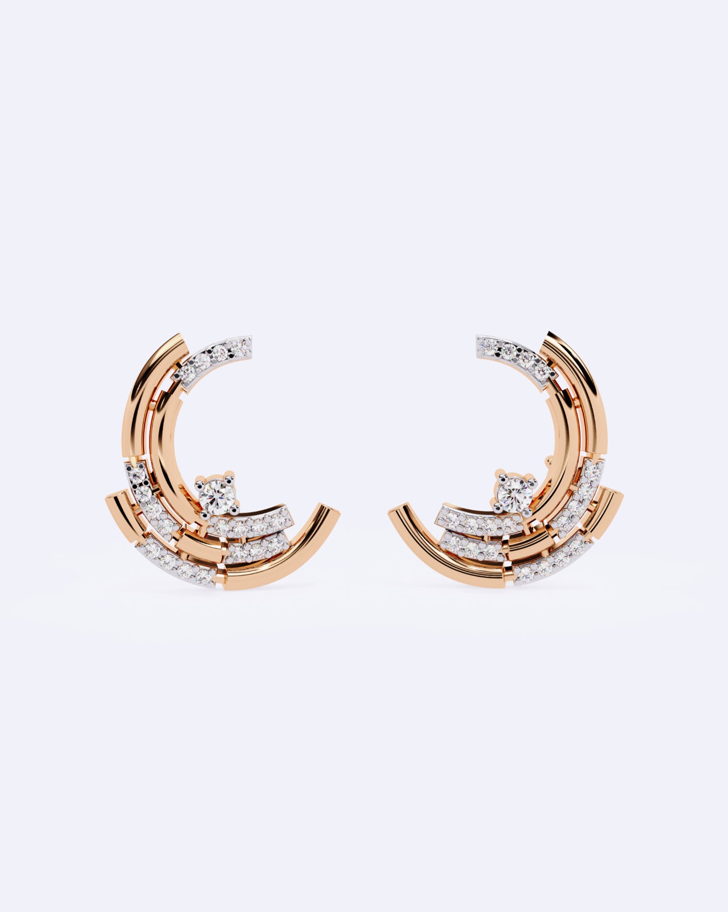 Moonlit Diamond Earrings