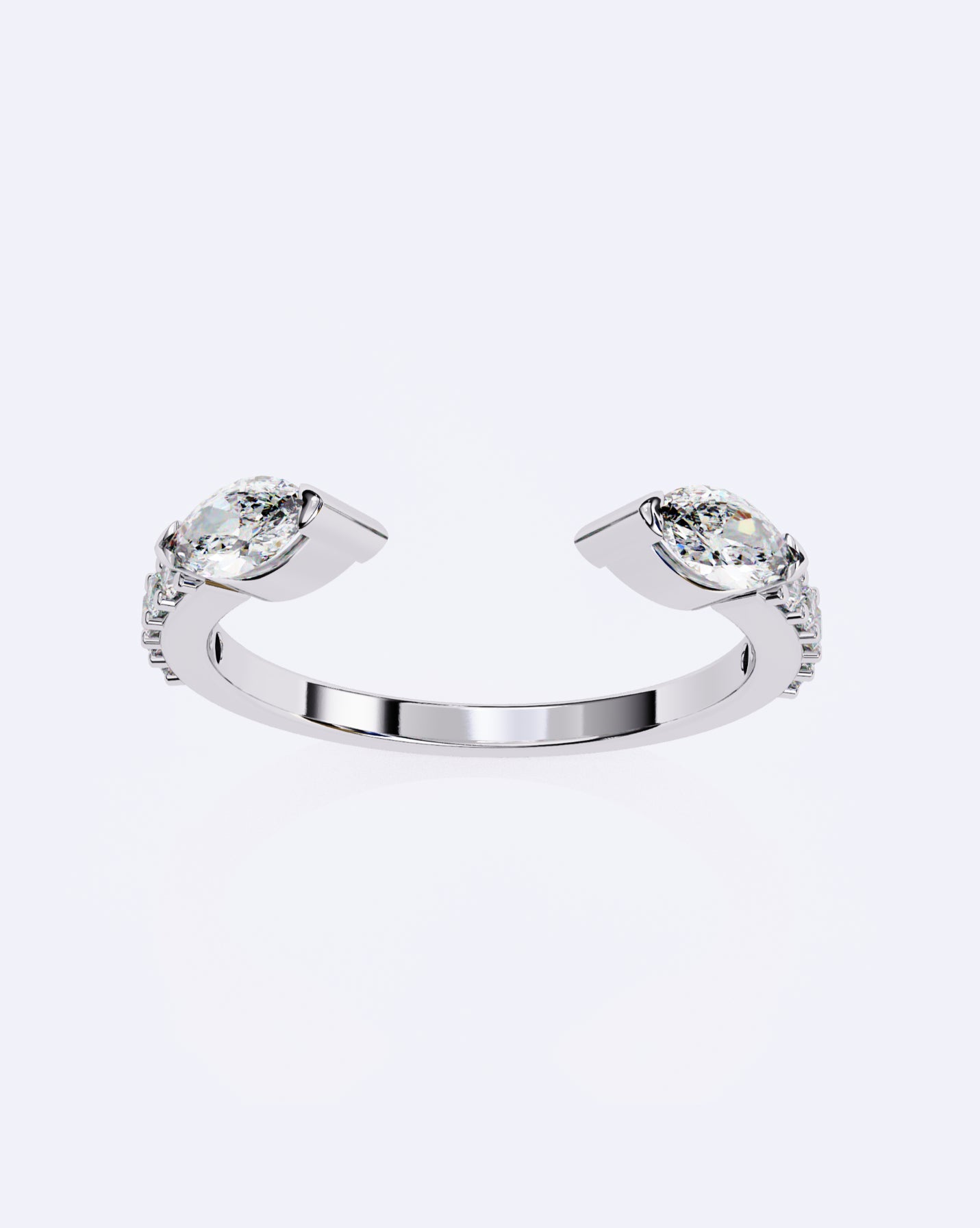 Marquise Glimmer Open Band