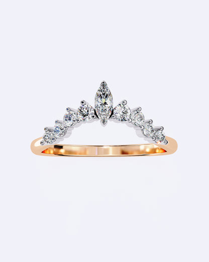 Marquise Crown Ring