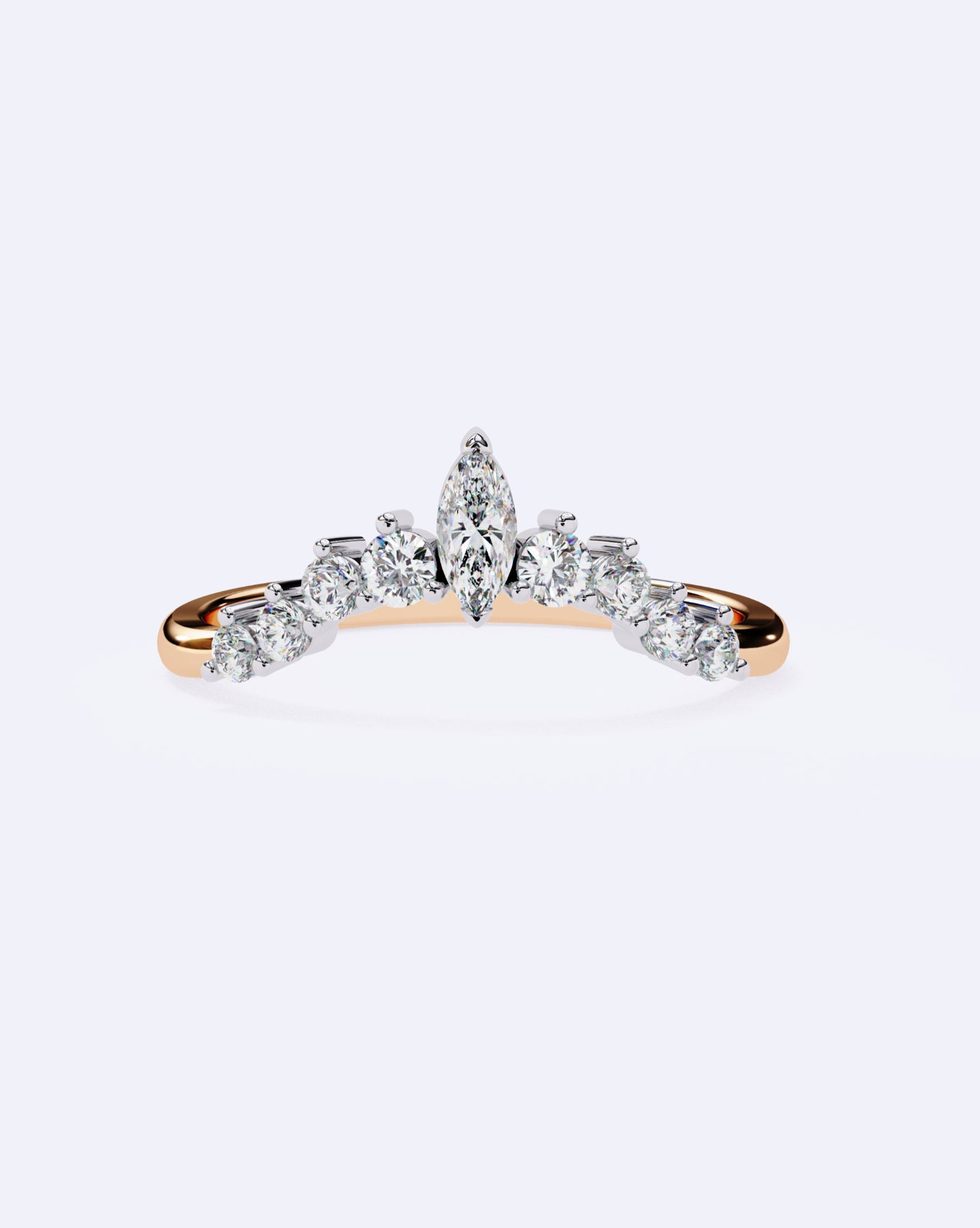 Marquise Crown Ring