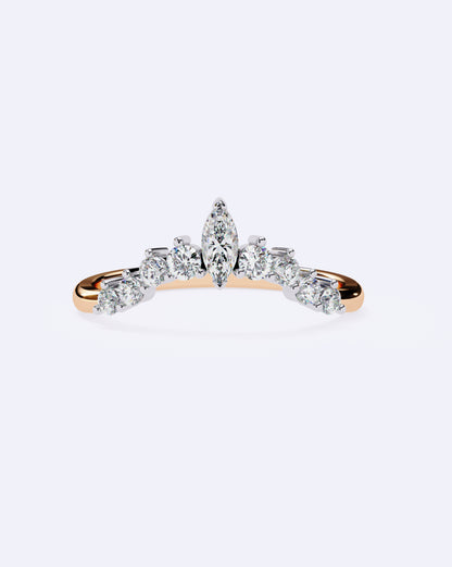 Marquise Crown Ring