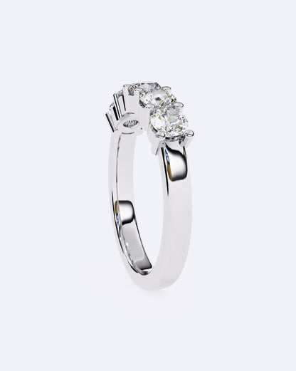 Radiant Quint Solitaire Band