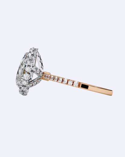 Royal Tear-Drop Diamond Ring
